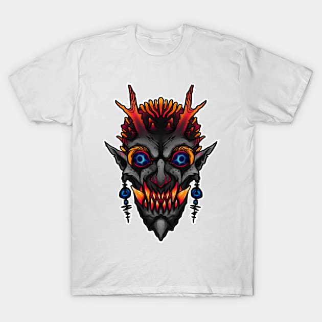 Devil mask T-Shirt by HandsHooks